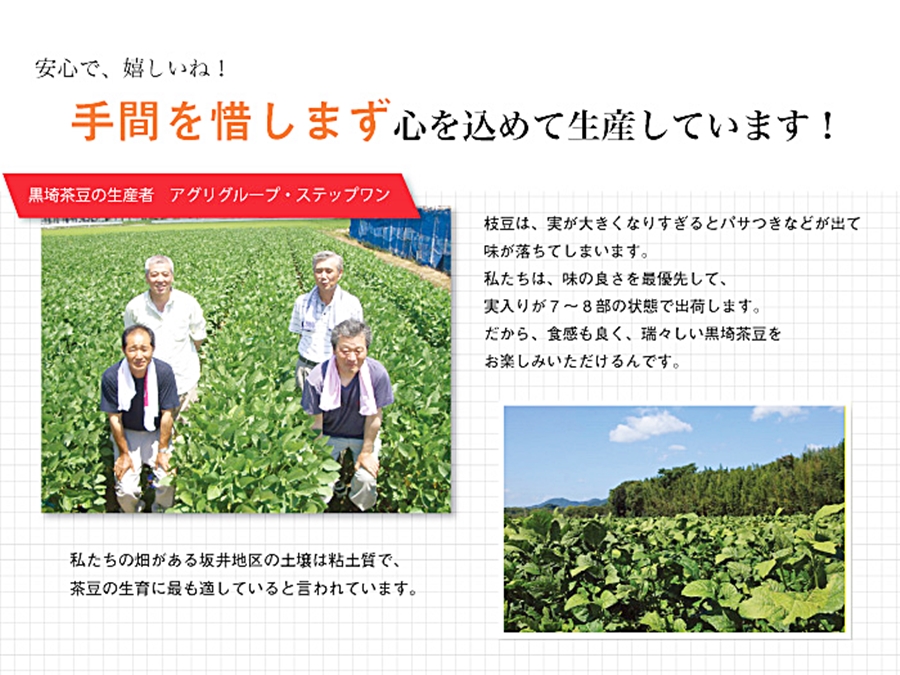 黒埼茶豆生産板井地区